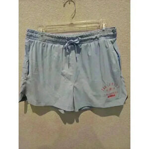 Fabletics Women's Blue Workout Shorts M Elastic Waist Drawstring Pocket